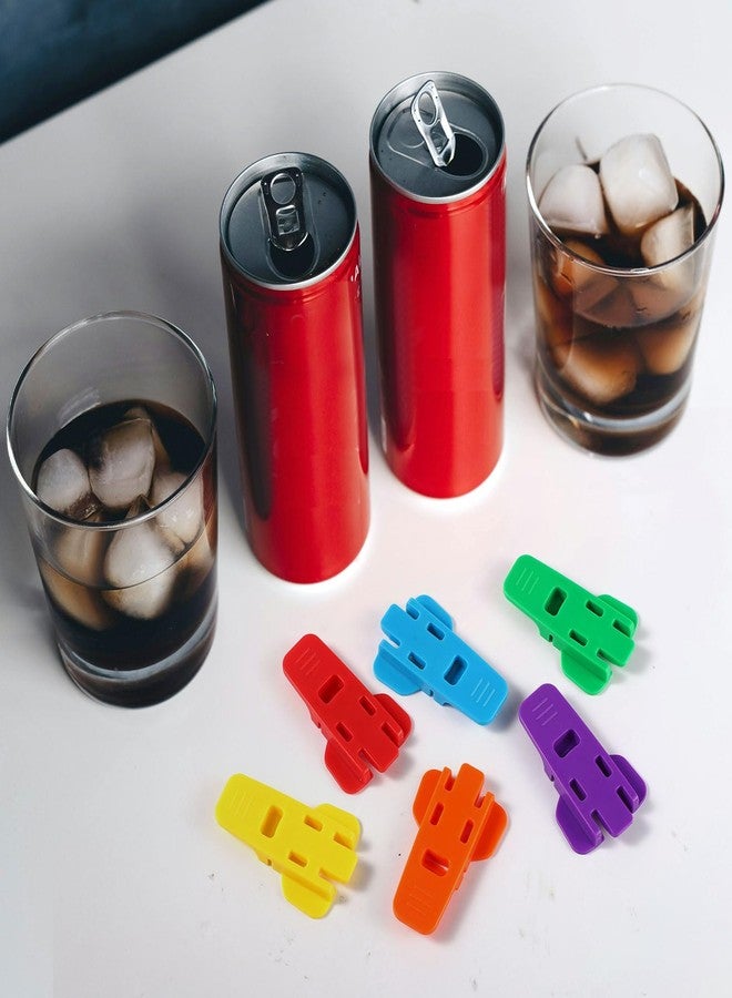 XIHIRCD ٦ قطع من فتاحات علب المشروبات، فتاحة علب بيرة متعددة الألوان، فتاحة علب مشروبات محمولة، فتاحة علب يدوية سهلة الاستخدام، فتاحة علب متعددة الاستخدامات، غطاء واقٍ لعلب المشروبات (بيرة، صودا، مشروبات غازية). - Image 4