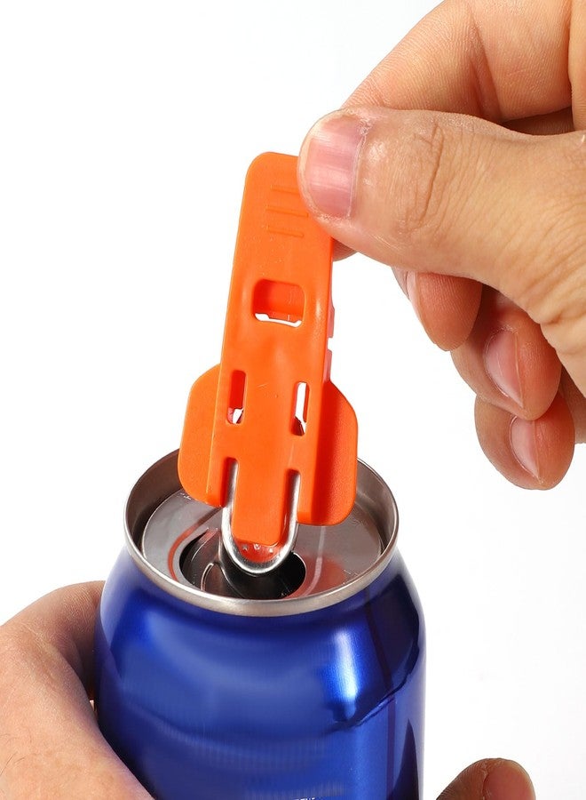 XIHIRCD ٦ قطع من فتاحات علب المشروبات، فتاحة علب بيرة متعددة الألوان، فتاحة علب مشروبات محمولة، فتاحة علب يدوية سهلة الاستخدام، فتاحة علب متعددة الاستخدامات، غطاء واقٍ لعلب المشروبات (بيرة، صودا، مشروبات غازية). - Image 3