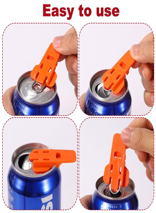 XIHIRCD ٦ قطع من فتاحات علب المشروبات، فتاحة علب بيرة متعددة الألوان، فتاحة علب مشروبات محمولة، فتاحة علب يدوية سهلة الاستخدام، فتاحة علب متعددة الاستخدامات، غطاء واقٍ لعلب المشروبات (بيرة، صودا، مشروبات غازية). - Image 5