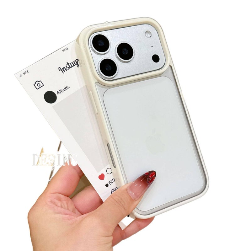 غطاء واقي، Acrylic حماية من السقوط، مقاوم للصدمات لـ iPhone 16 / 16 Plus / 16 Pro / 16 Pro Max من الأكريليك للاستخدام المنزلي للسفر للاستخدام الداخلي - Image 1