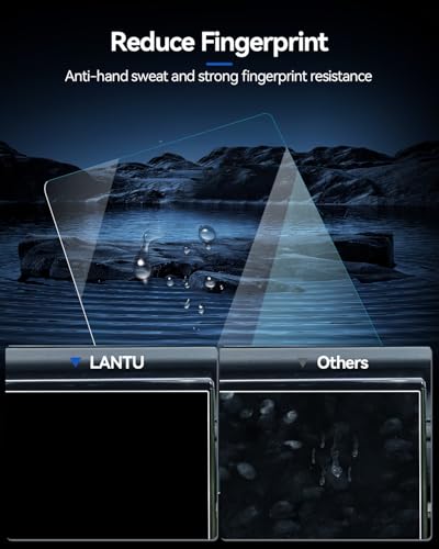 LANTU 2025 Kia Sportage Screen Protector for 2023 2024 2025 Kia Sportage (EX/SX/SX-Prestige/X-Line) Accessories Navigation & Dashboard Nano Touchscreen Protector Film HD Clear Anti-Glare 12.3''-4 Packs - Image 5