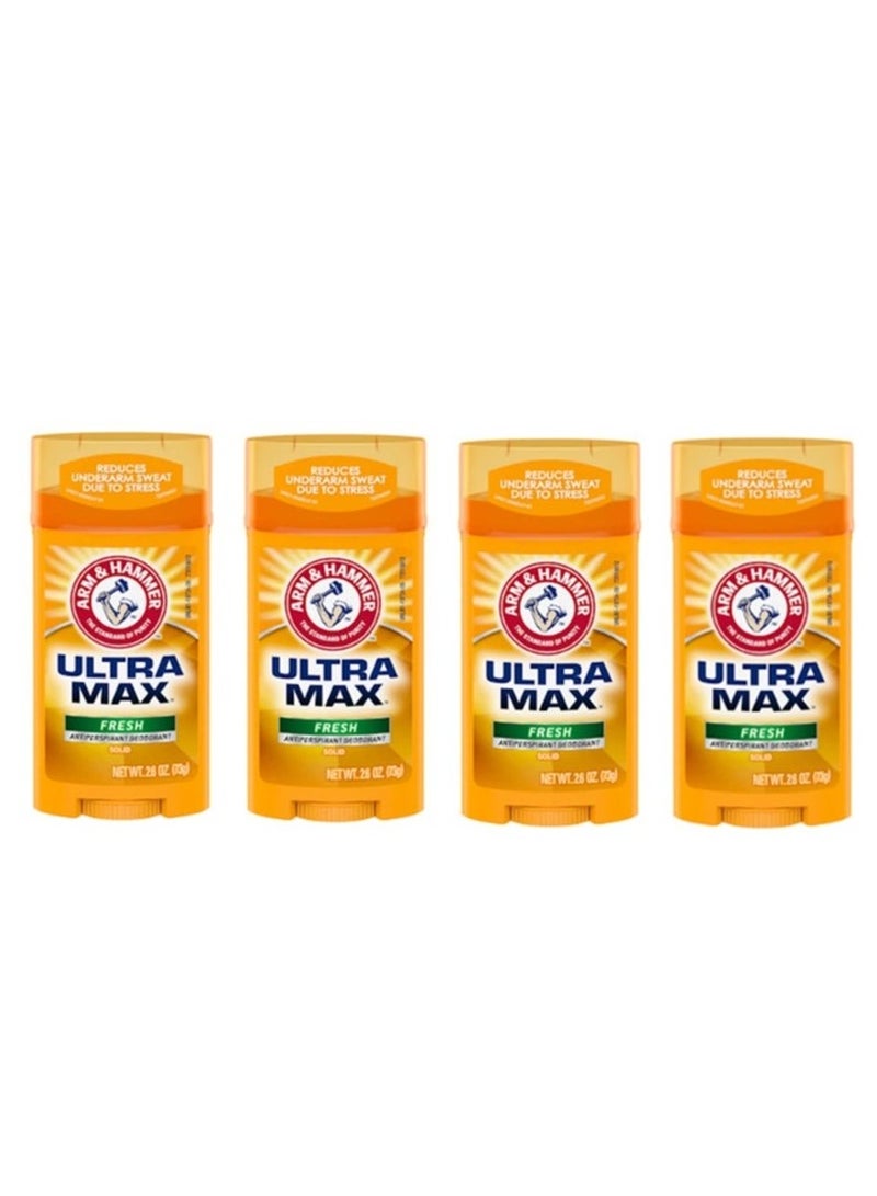 Arm & Hammer 4-Piece Ultra Max Fresh Deodorant 73g - Image 1
