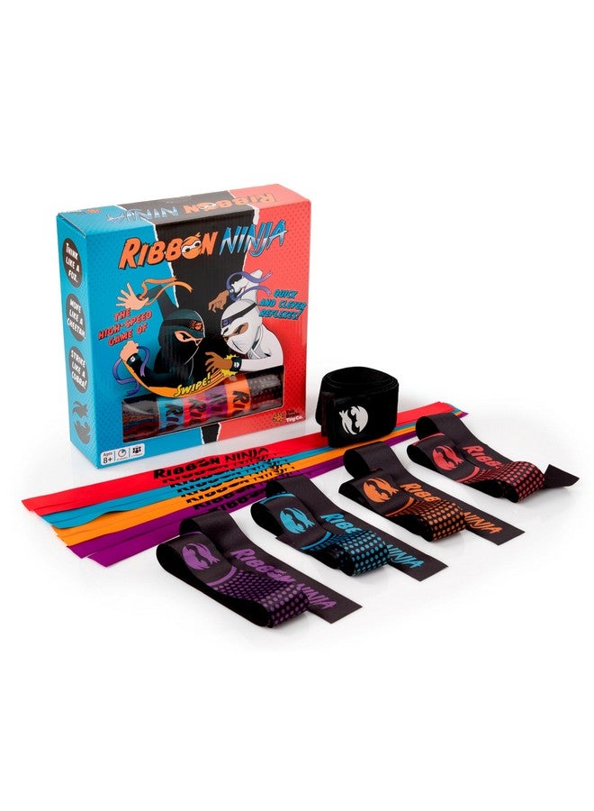 Fat Brain Toys Fat Brain Toys Ribbon Ninja - Active, Ribbon-Snatching Party Game, Kids & Teens  - Image 1