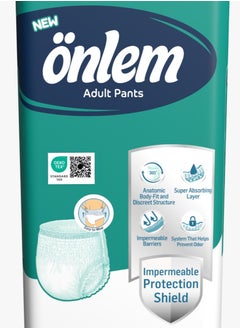 Önlem Adult Diaper Pants, Size: Extra Large, 30 Diapers Pull-up Pants with Wetness Indicator.  - Image 2