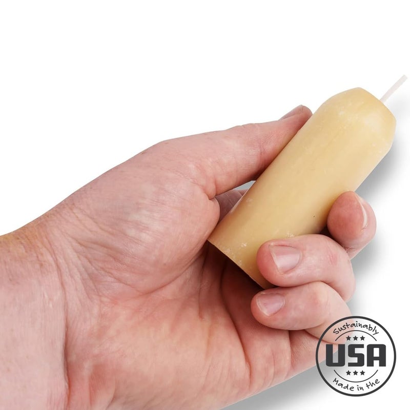 UCO 12-Hour Natural Beeswax Long-Burning Candles for UCO Candle Lanterns and Emergency Preparedness, 20-Pack - Image 5