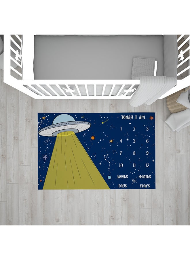 Home Print Milestone Baby Blanket