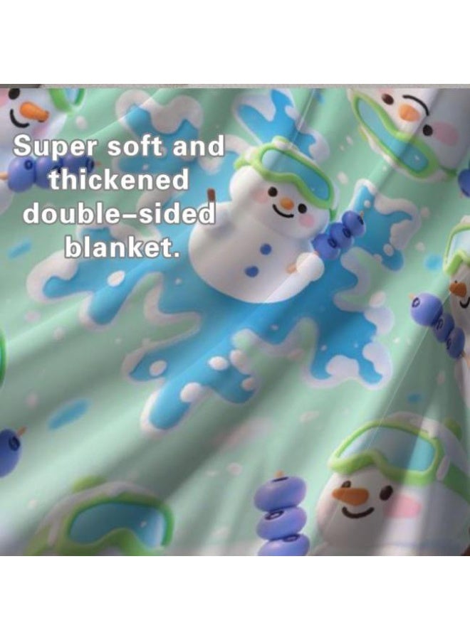 عام Wisdom Fairy (أحدث) بطانية رقيقة من الفانيلا (دافئة ومريحة، ومناسبة للنوم، واستخدام اللعبة، وإزالة الغبار والرمل) 150 سم * 200 سم - 10 - Image 5