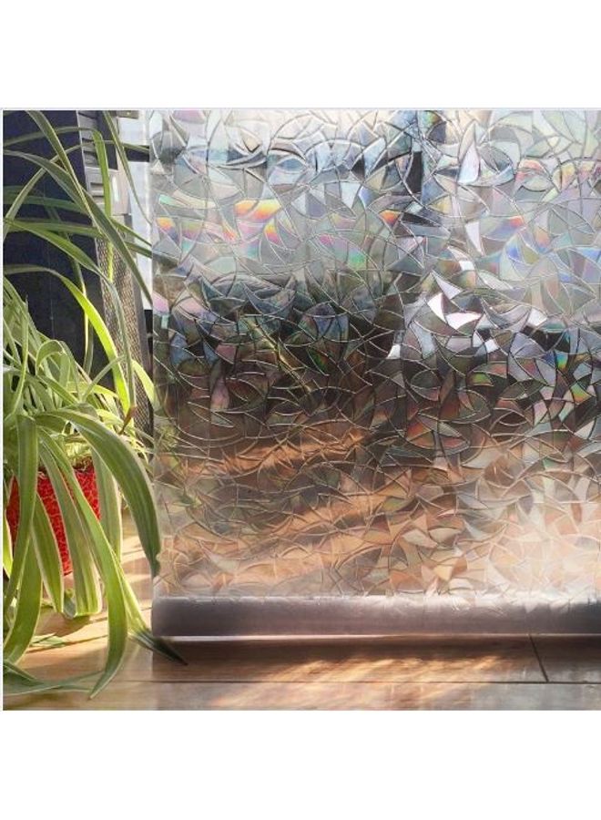 NIBEMINENT Glue Static Decorative Window Film Clear 45x100cm - Image 3