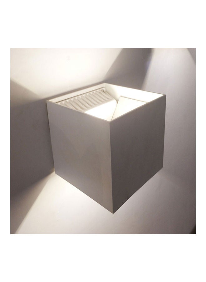 NIBEMINENT Waterproof Dimmable Square Background Whole Lamp 12 W Gray Shell Warm White Light Grey 11 x 11cm - Image 2