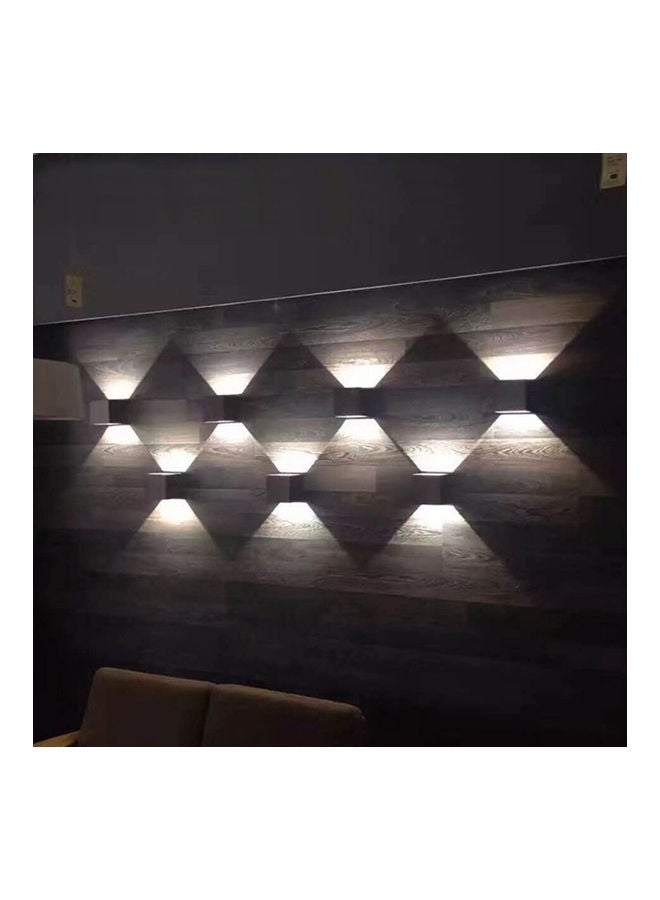 NIBEMINENT Waterproof Dimmable Square Background Whole Lamp 12 W Gray Shell Warm White Light Grey 11 x 11cm - Image 5