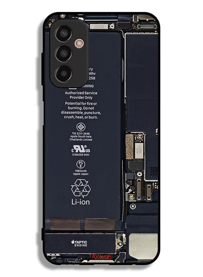 Tolwak غطاء حماية لهاتف Samsung Galaxy F13 بنمط دائرة الهاتف - Image 2