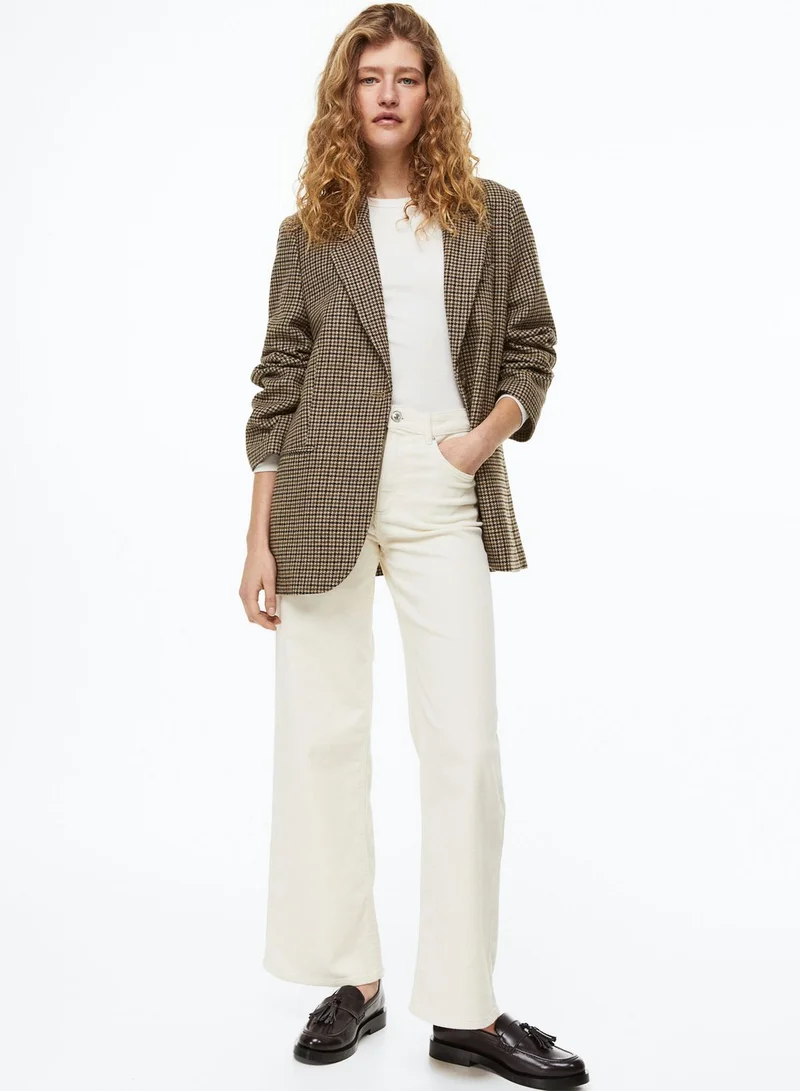 H&M Ribbed Round Neck Top