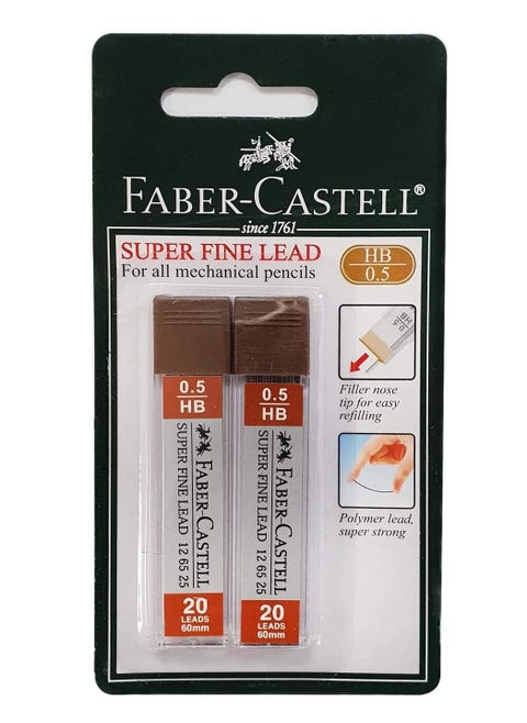40-Piece 0.5mm Super Fine Lead
