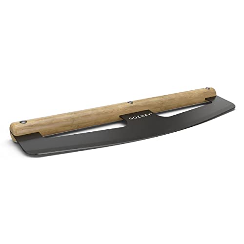 Gozney 13 3/4" Pizza Rocker with a 2mm Stainless Steel Blade, Wooden Handle that is Easy to Hold and Use - Image 1