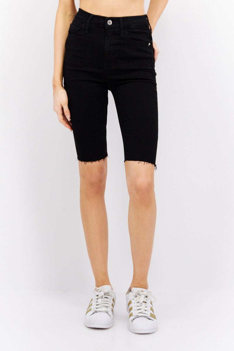 RIVER ISLAND Women 2 Pcs Skinny Fit Washed Denim Shorts, Multicolor - Image 4