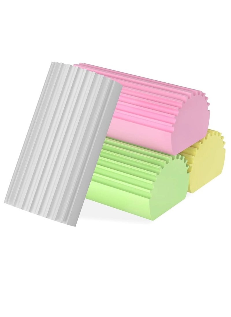 T NEWFUN Damp Clean Duster Sponge, Magic Sponge Eraser for Housekeeping, Reusable Cleaning Sponge for Blinds, Vents, Mirrors, Glass, Baseboards, Window Track Grooves and Railings  - Image 1