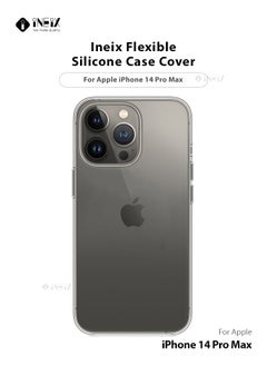 INEIX Flexible Silicone Case Cover For Apple iPhone 14 Pro Max Clear  - Image 1