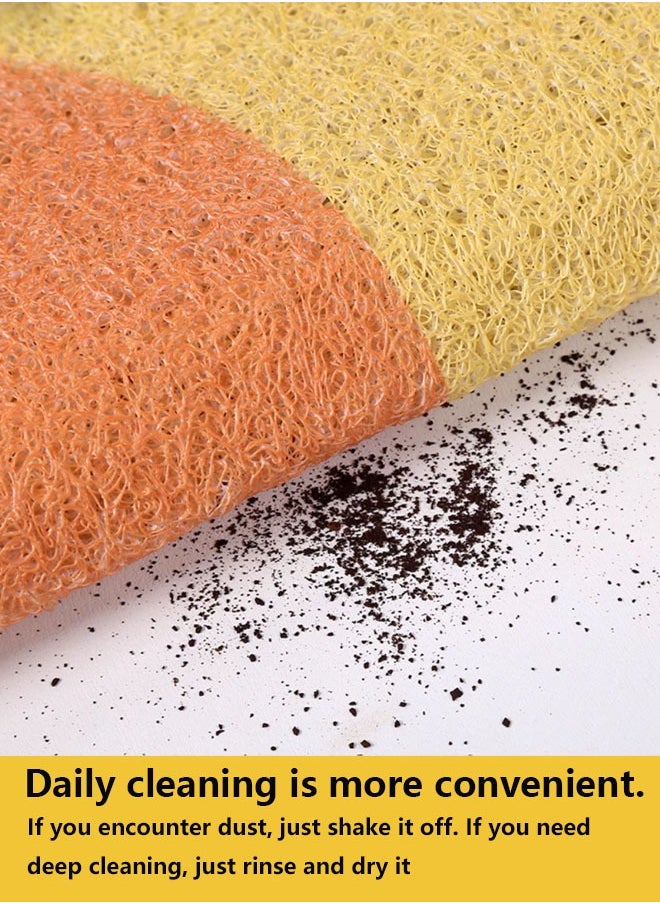 HQ-GAMING Non-slip Soft Textured Bathroom Mat, 24x16 Inch, Quick Dry PVC Loofah Bathtub Mat Non-slip Soft Textured Bathroom Mat, Cuttable, Anti-Fall and Dirt-Resistant Hollow Drain Mat  - Image 5