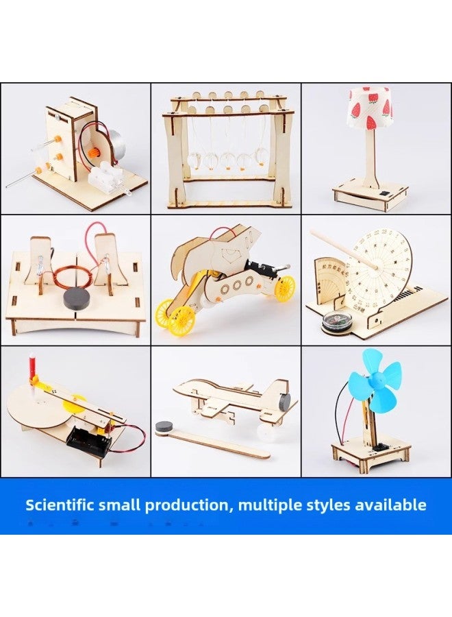 Loquat Science Small Experiment Suit Science And Technology Production Invention Diy Homemade Materials Primary School Students' Puzzle Science And Education Manual-Specifications:Wheel Well - Image 3