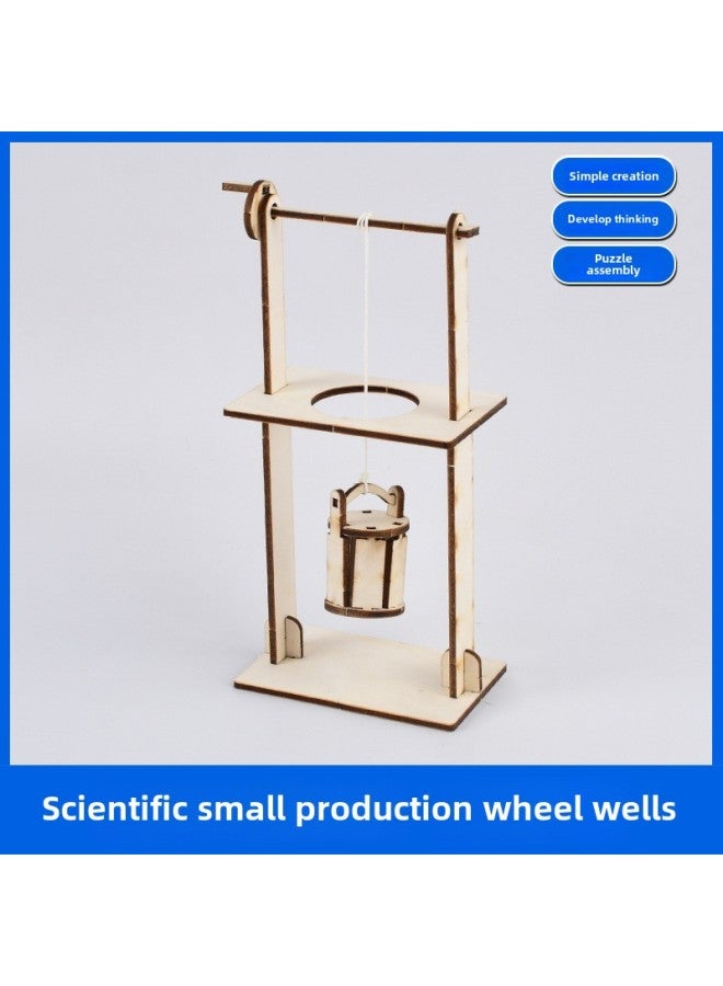 Loquat Science Small Experiment Suit Science And Technology Production Invention Diy Homemade Materials Primary School Students' Puzzle Science And Education Manual-Specifications:Wheel Well - Image 1