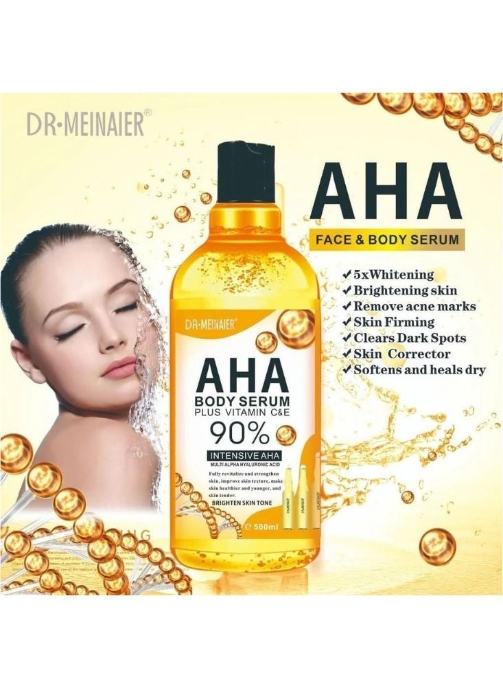 بريميم سيروم دكتور مينير إيه إتش إيه للجسم مع فيتامين سي وإي - تركيبة تفتيح مكثّفة بنسبة ٩٠٪، ٥٠٠ مل - Image 2