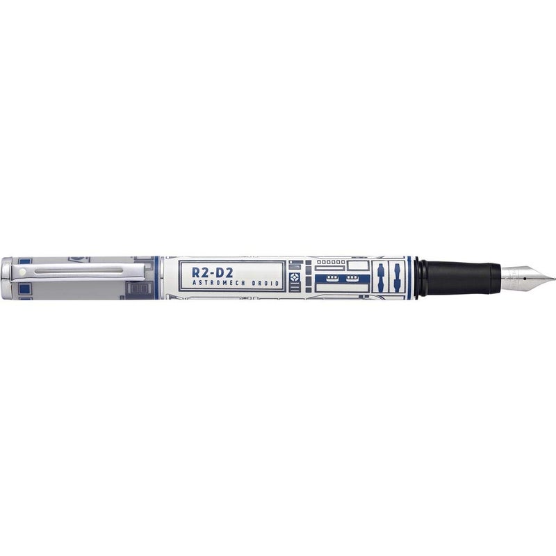 SHEAFFER قلم حبر سائل شيفر بوب ستار وورز R2-D2 مع تريم كروم ولقمة متوسطة - Image 1