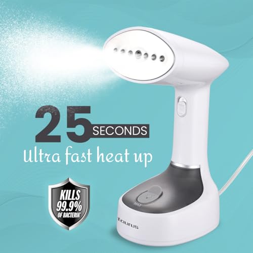 Taurus by INALSA European Steam Iron for Clothes|1500 Watts Garment Steamer|Steam Output 20 Gm/Min|25 Sec Fast Heat Up|Vertical & Horizontal Steaming|Foldable Iron for Clothes|Travel Iron,Travel Ginie - Image 5