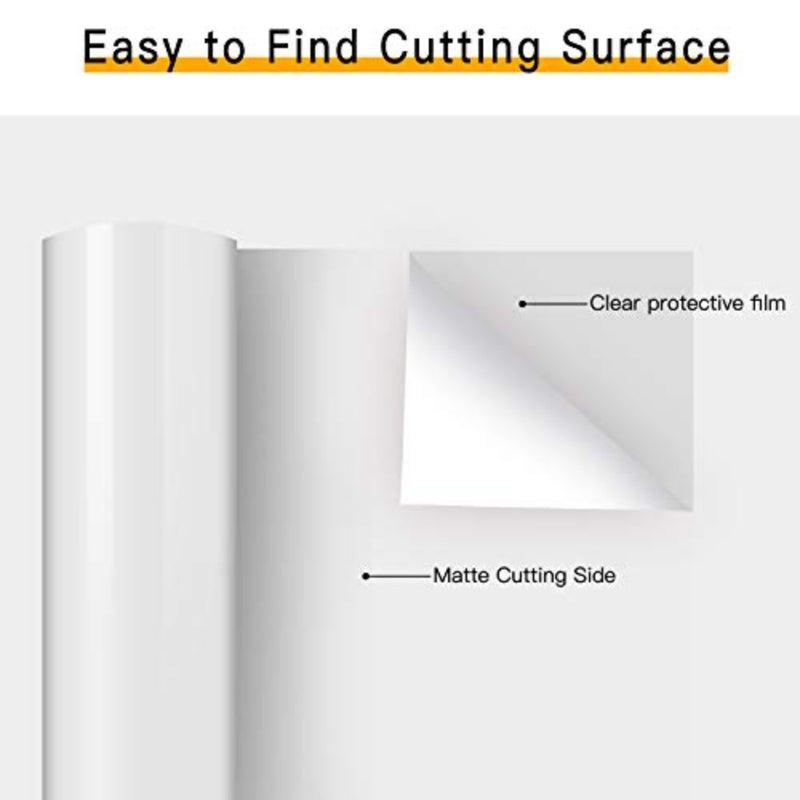 HTV Vinyl Rolls Heat Transfer Vinyl - 35Feet HTV for Shirts, Iron on Vinyl for All Cutting Machines - Easy to Cut and Weed for Heat Vinyl Design - Image 5