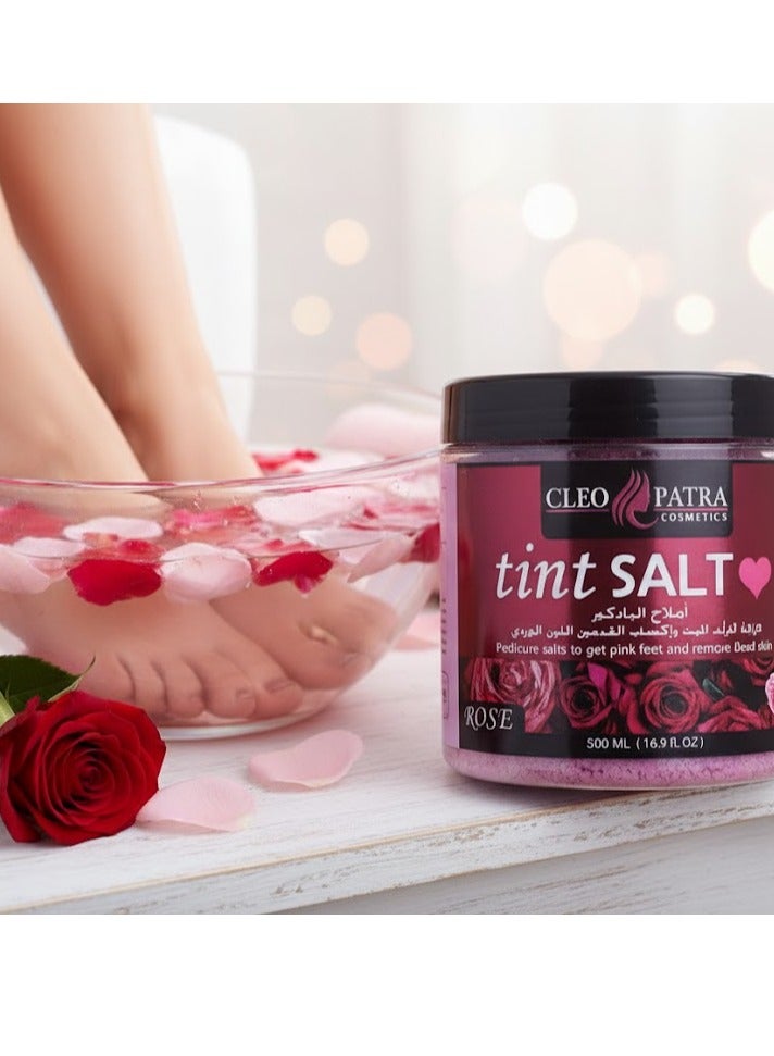 CLEOPATRA Tint Pedicure SALT (Rose) - 500mL - Image 2