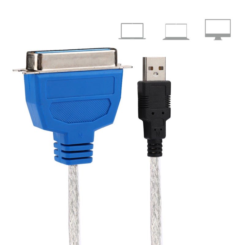 كابل USB إلى 1284: شريحة PL2305 لتحويل عالي السرعة - طباعة ثنائية الاتجاه USB قابلة للوصلة الساخنة، محول كابل طابعة متوازية لأجهزة كمبيوتر ويندوز في المنزل والمكتب - Image 2