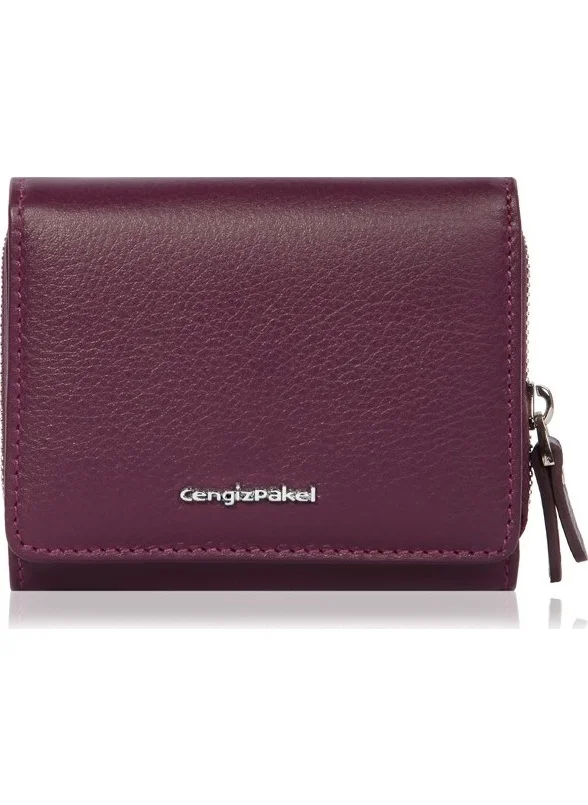 Cengiz Pakel Leather Women's Wallet - Portfolio 65210