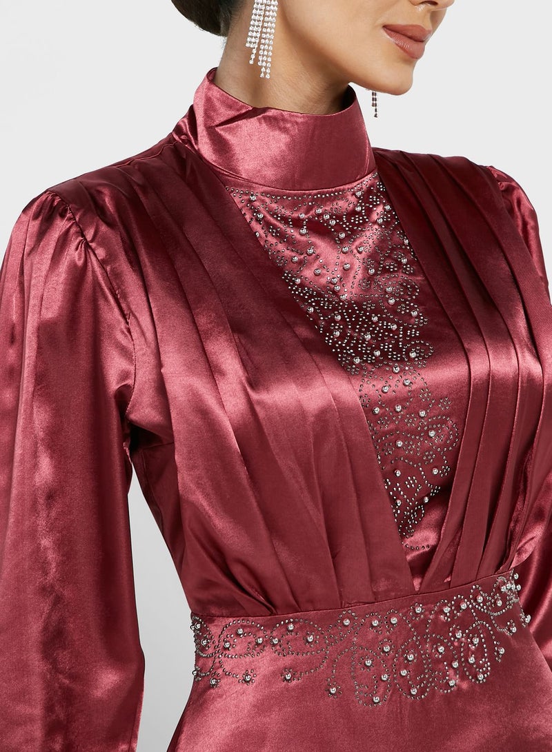Khizana Embellished Front & Waist Dress  - Image 3