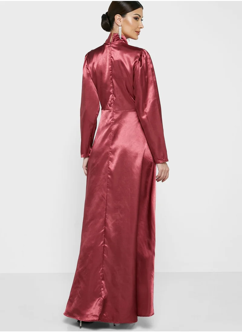 Khizana Embellished Front & Waist Dress