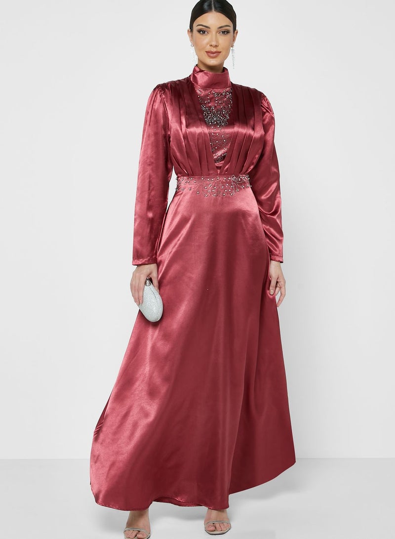 Khizana Embellished Front & Waist Dress  - Image 4