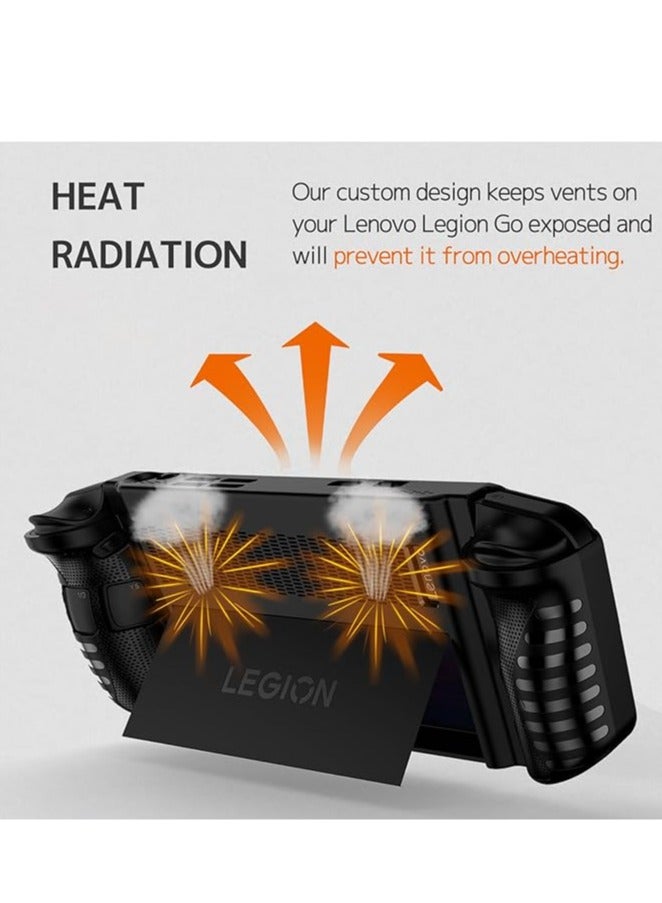 Silicone case compatible with Lenovo  Go 8.8 inch with stand, Lenovo  Go 2023, shock-resistant, scratch-resistant, anti-slip fully protective silicone cover - Image 4