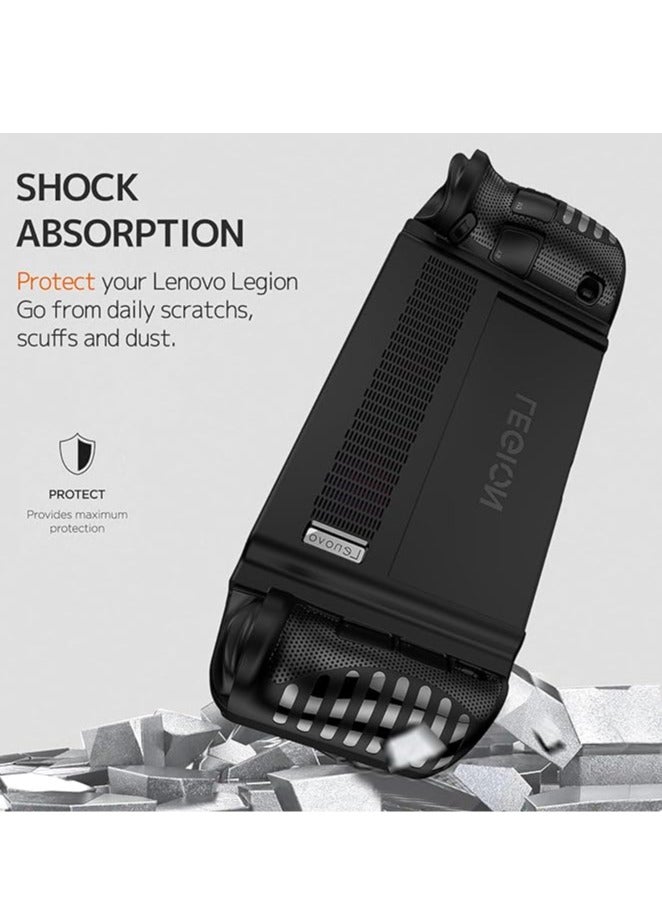 Silicone case compatible with Lenovo  Go 8.8 inch with stand, Lenovo  Go 2023, shock-resistant, scratch-resistant, anti-slip fully protective silicone cover - Image 3