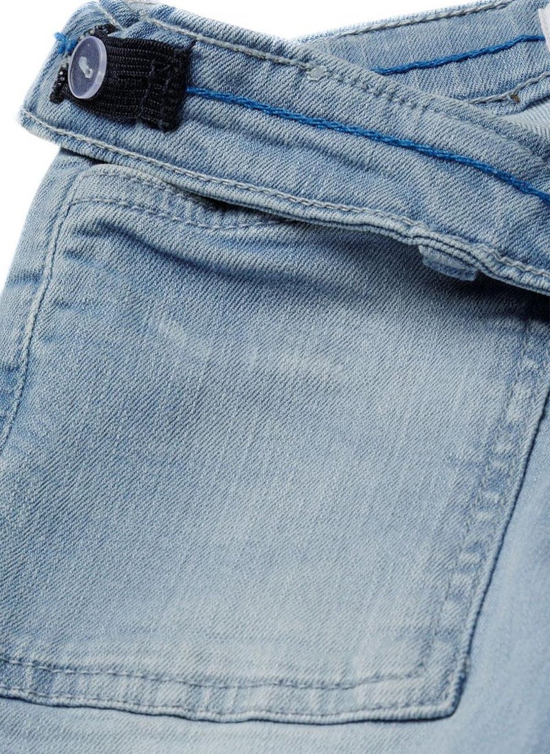 مينوتي شورت جينز كلاسيكي للأولاد بجيوب عملية - Image 3