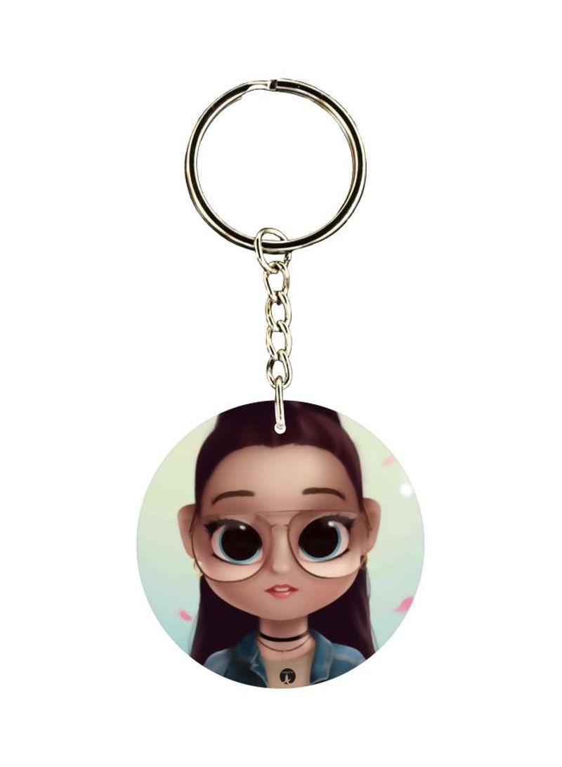 RKN Cartoon Themed Dual Sided Keychain