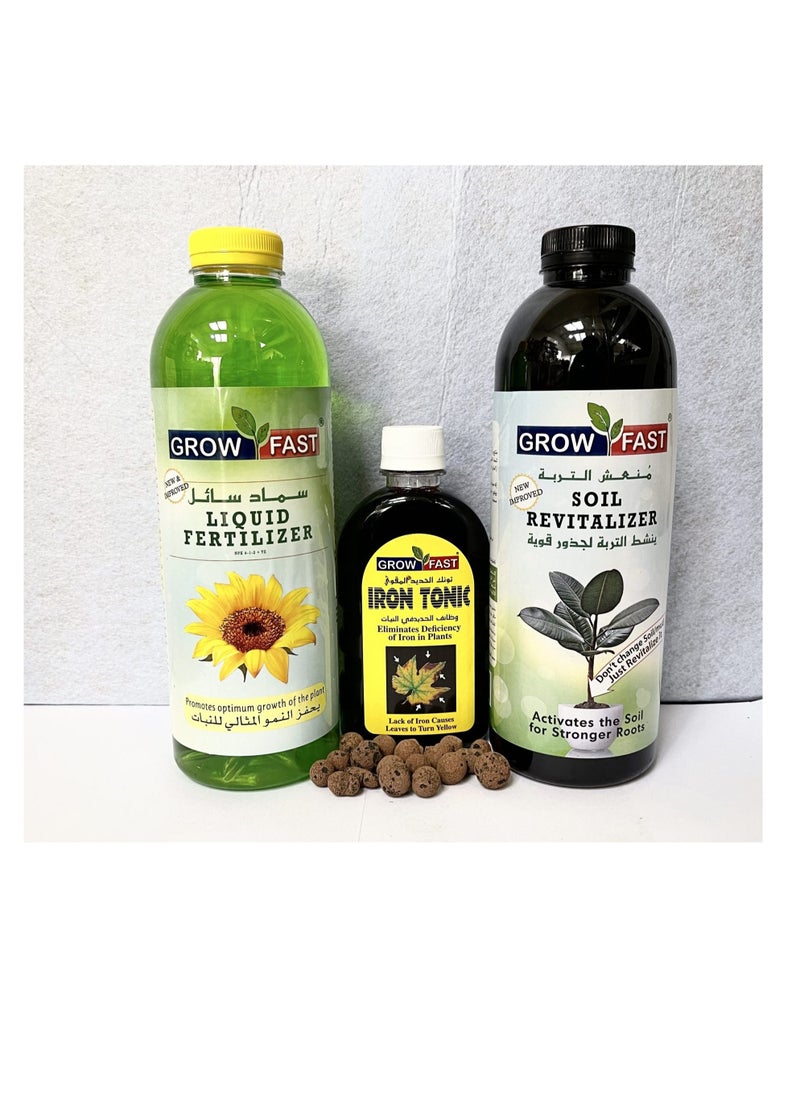 GrowFast - Grow Fast Liquid Fertilizer is a Versatile and Essential Product for Enhancing Plant Health and Soil Quality Suitable for Both Indoor and Outdoor Plants this Comprehensive Formula Combines the Benefits of a High Quality Liquid Fertilizer Soil - Image 1