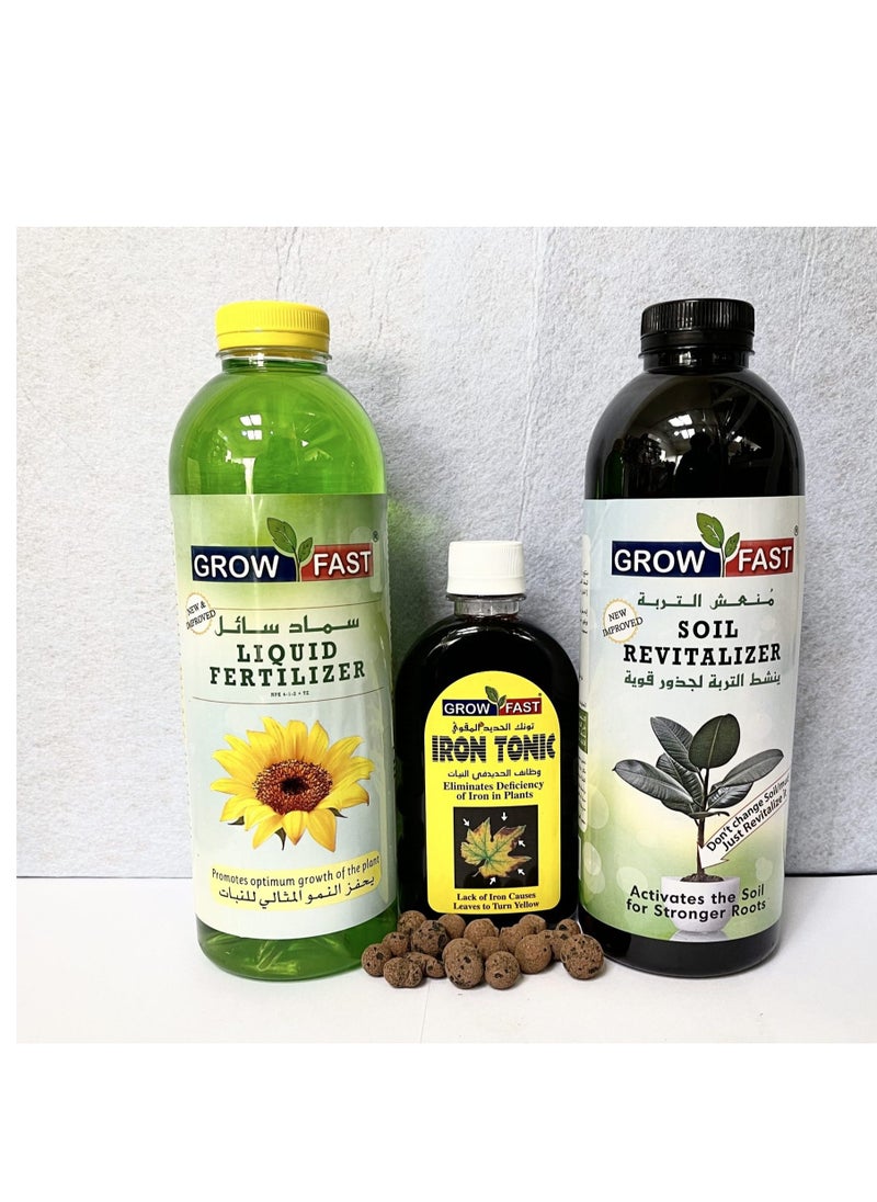 GrowFast - Grow Fast Liquid Fertilizer is a Versatile and Essential Product for Enhancing Plant Health and Soil Quality Suitable for Both Indoor and Outdoor Plants this Comprehensive Formula Combines the Benefits of a High Quality Liquid Fertilizer Soil - Image 1