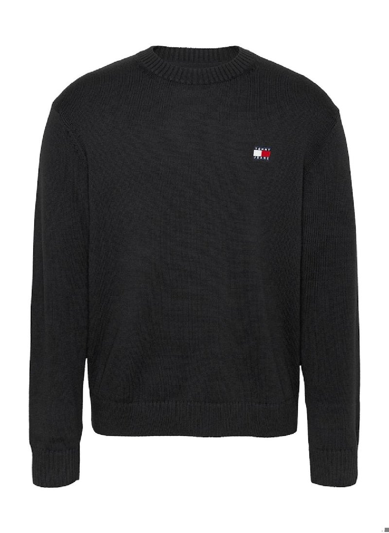 TOMMY JEANS - Tommy Badge Jumper With Wool - Image 1