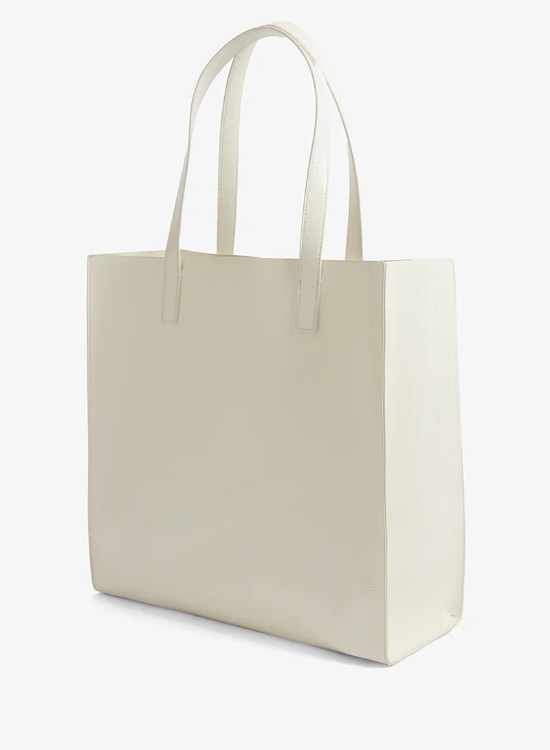 Ted Baker  Rosenni Rose Detail Crinkle Large Tote for Women | Best Price UAE