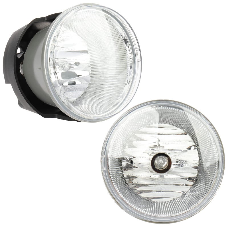 BRTEC Halogen Fog Light Fog Lamp for 200710 Chrysler 300 for Chrysler 200709 Aspen for Dodge 200509 Dakota200709 Durango for Jeep 20062010 Commander200510 Grand Cherokee Clear Lens