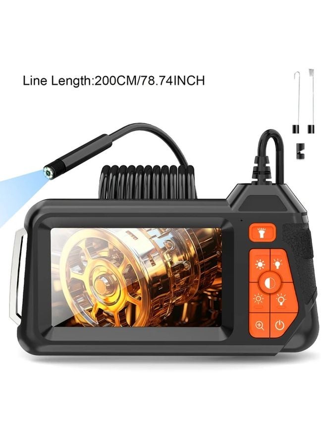 4 3 Inch LCD Endoscope Camera 5mm HD Lens 2M 78 74INCH Adjustable Height For Home Car AC - Image 1