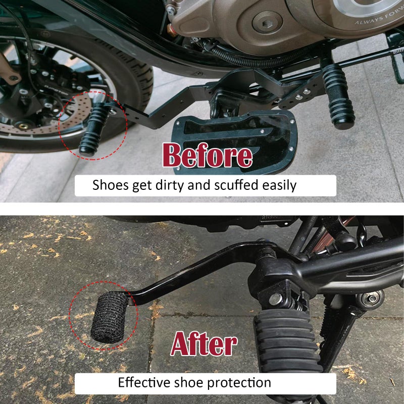 Fizzest Motorcycle Shifter Shoe Protector,Motorcycle Gear Shift Cover Guard,Contains 8 Rolls - Image 4