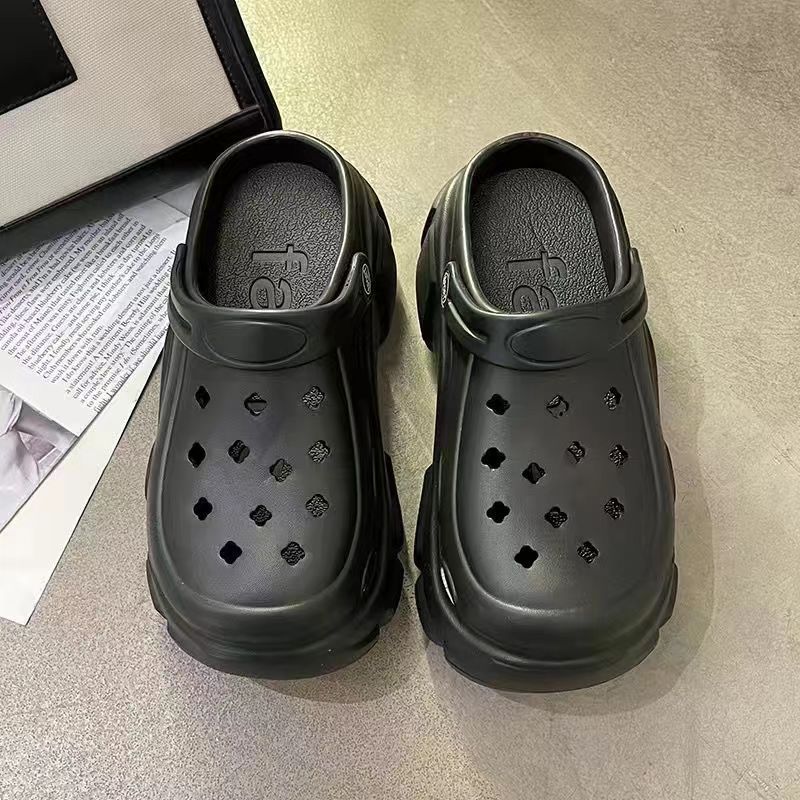 Fashion Slip-on Beach Clogs Sandals for WomenTank Black-[Naked Shoes]] Tank Black-[Naked Shoes]] 