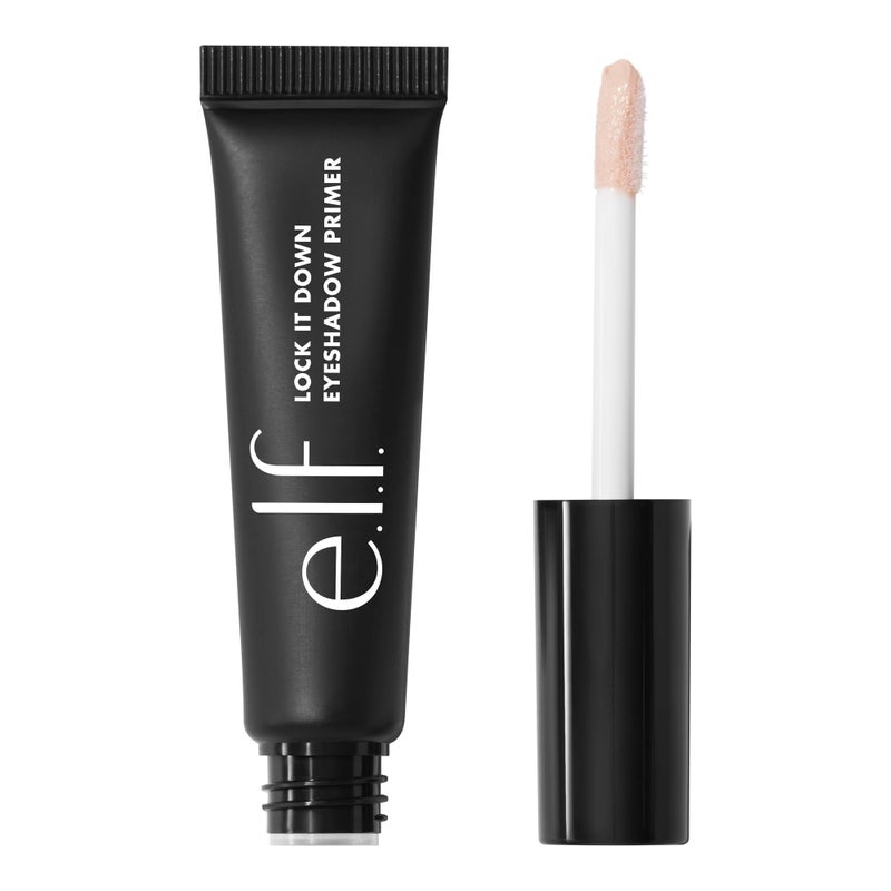 elf elf Lock It Down Eyeshadow Primer Smooth Creamy Primer For LongLasting Eyeshadow Intensifies Liquid  Powder Color Vegan  Crueltyfree 