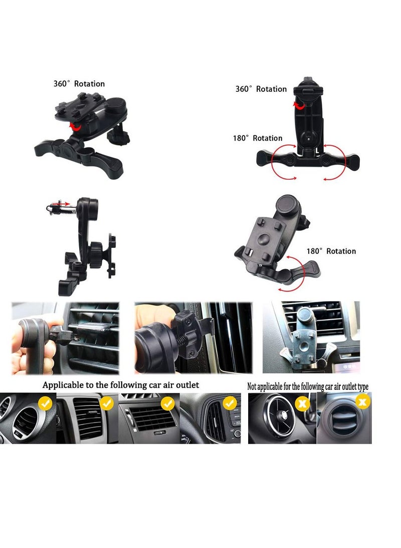 Y&D Car Tablet Mount Holder, Dash Holder for Windshield Dashboard Universal 360 Degree Rotation iPad Mini, Phone Size 7, 8, 9.7, 10.5 inch TPU Suction Cup Viscosity - Image 5