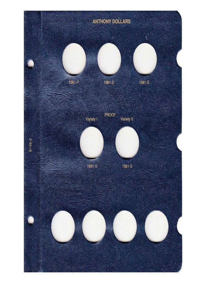 Whitman US Susan B. Anthony Dollar Coin Album 1979 - 1981 #9149 - Image 3