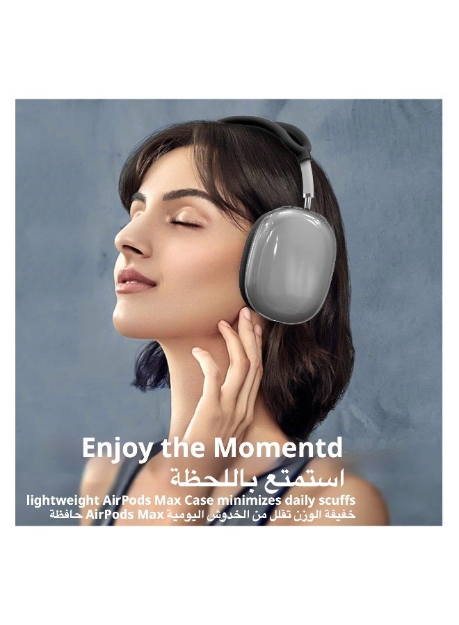 طريقة الاتصال حافظة سماعات سيليكون ، مناسبة لسماعات AirPods Max ، مقاومة للخدش ، مضادة للعرق ، 3 في 1 غطاء وسادة الأذن / غطاء أكواب الأذن / غطاء رأس سماعة. - Image 5